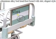 Aluminum Alloy Manual 2 Cranks Medical Hospital Beds With Debris Basket (ALS-M252)