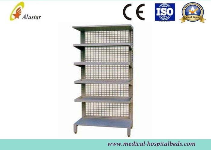 Standalone Stainless Steel Hospital Bedside Cabinet Single Side Storeroom Medicine Shelf